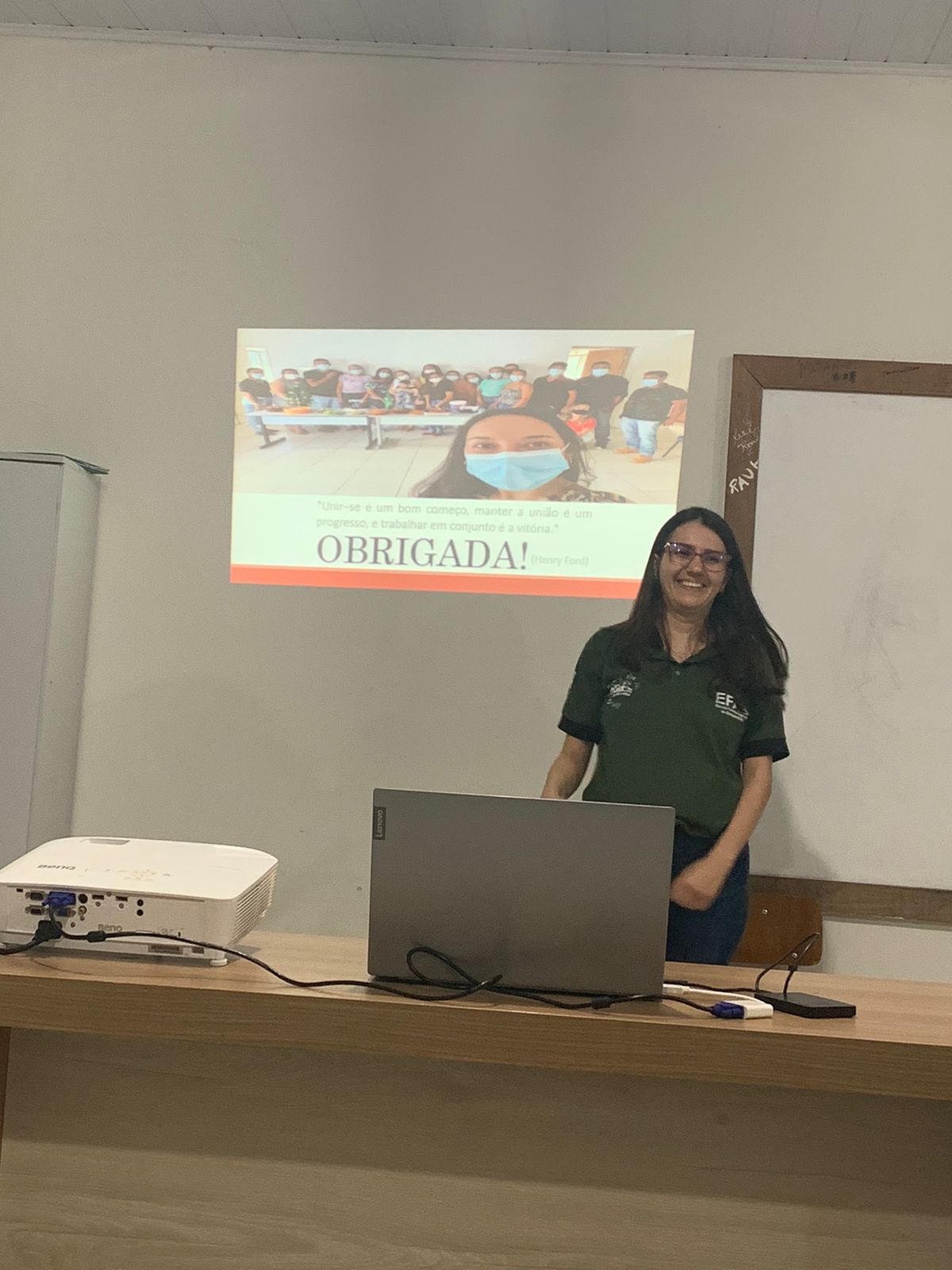 A Vigilância Epidemiológica esteve presente na Escola Família Agrícola