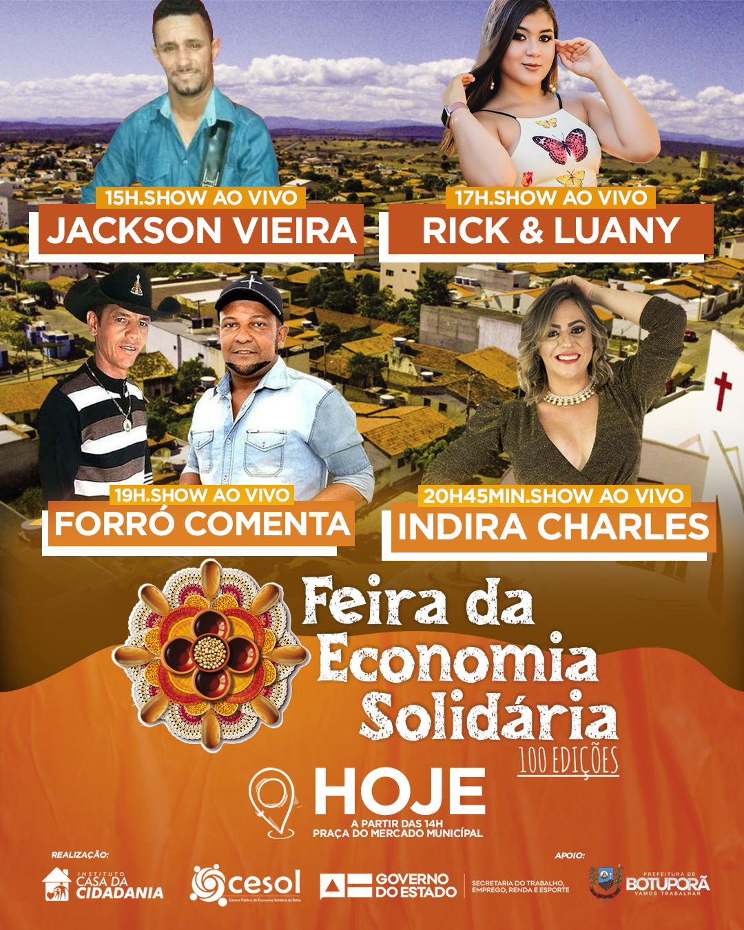 Feira da Economia Solidaria (HOJE)