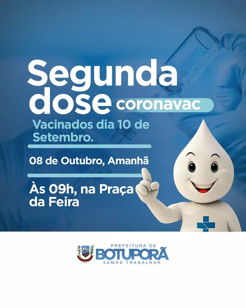 Segunda dose da Vacina Coronavac