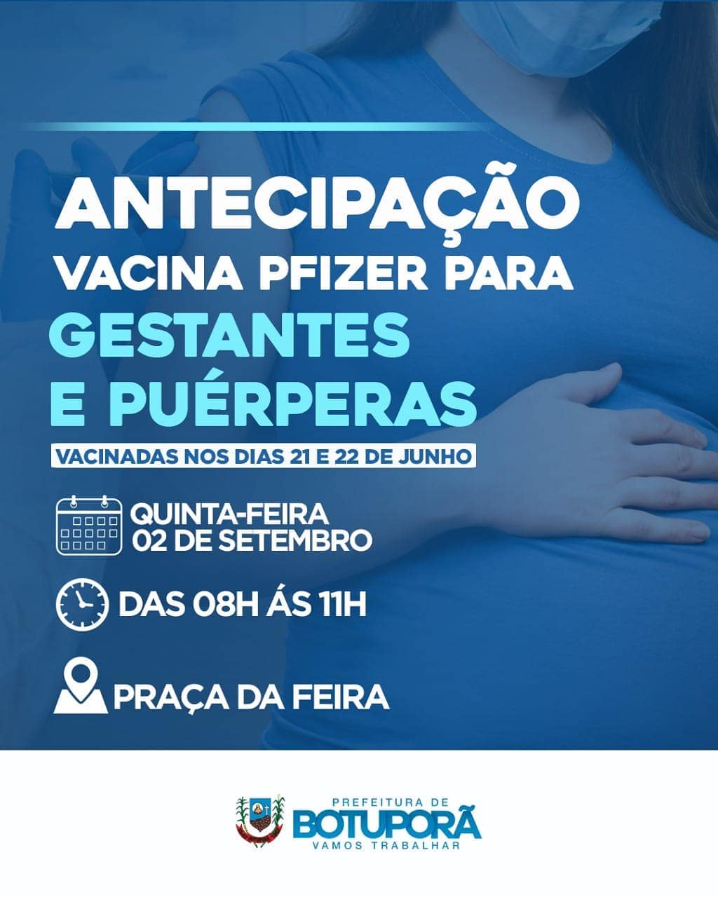 Vacina Pfizer para Gestantes e Puérperas