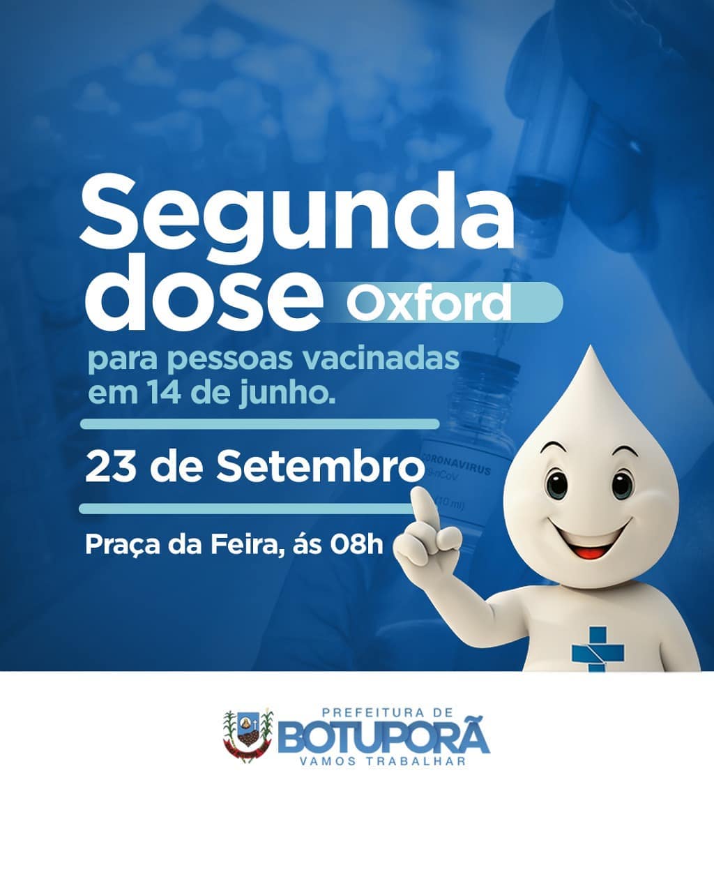 Segunda dose da Vacina Oxford (covid)